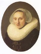 REMBRANDT Harmenszoon van Rijn, Cornelia Pronck wife of Albert Cuyper (mk05)